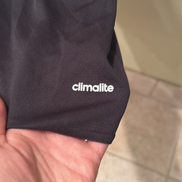 Adidas Dark Black Kids Sports Shorts - Picture 7 of 9